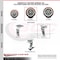 Service Caster Tool Box Caster Wheel Set 5'' Maroon Polyurethane Swivel Casters, 4PK TOOL-SCC-20S520-PPUR-2-TLB-2 - alternate 6